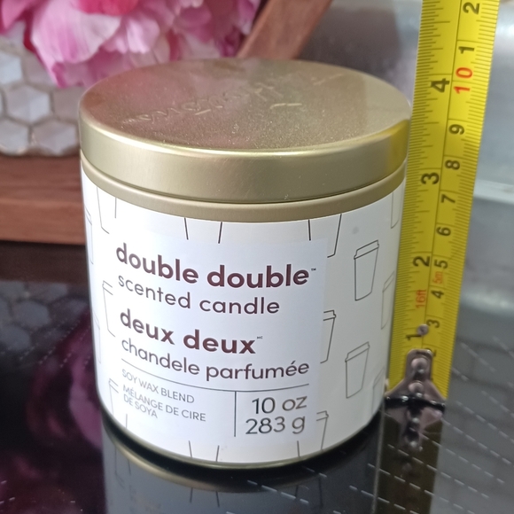 Tim Horton’s Double Double Soy Wax Blend Scented Candle 10oz - Picture 2 of 5
